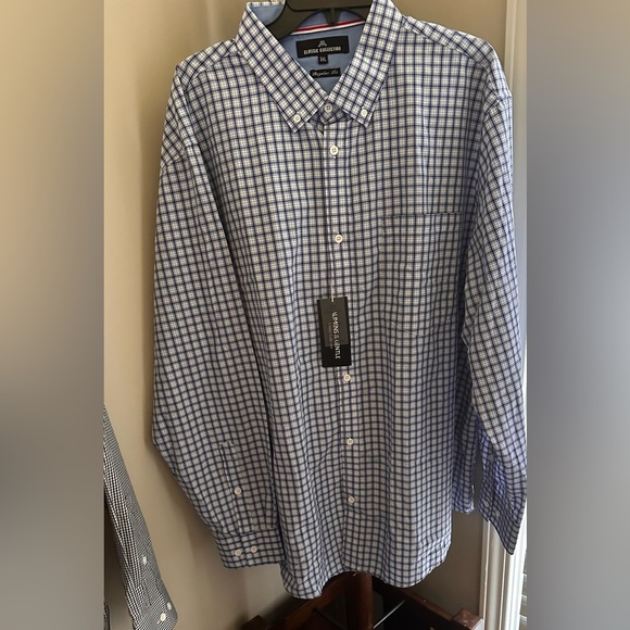 2 Men's Blue Checkered Shirt and black (2 shirts for $23) - Picture 5 of 5